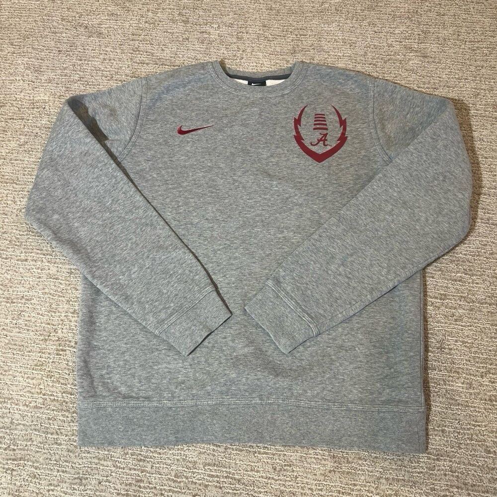 Nike Alabama Crimson Tide Football Crewneck Sweatshirt Men's Medium